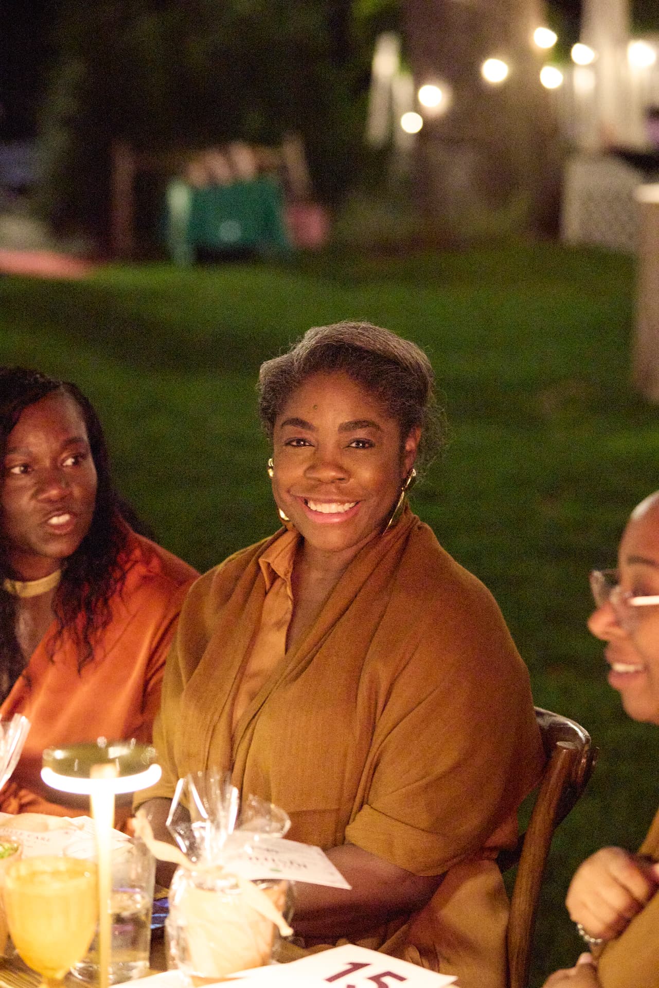 Smiles around the dinner table
